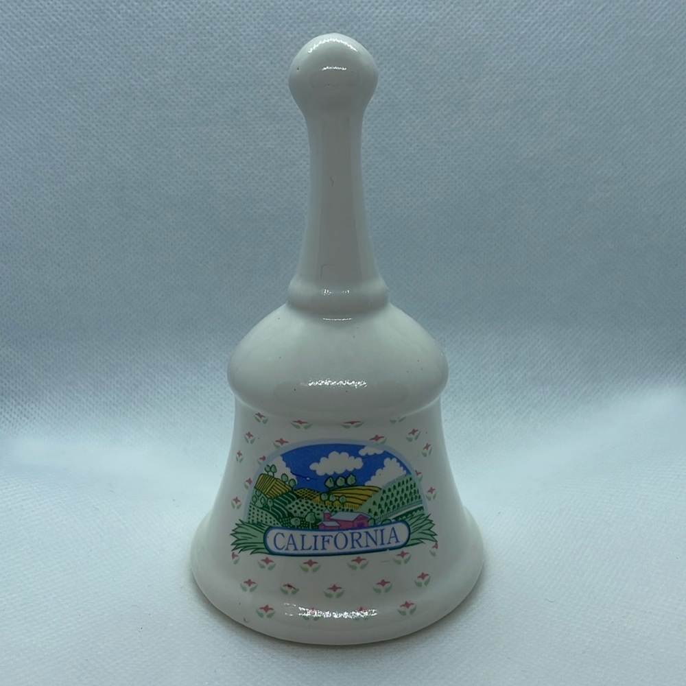 Vintage California Souvenir Bell,California State Souvenirs,Collectible Hand Bel